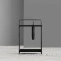 Black minimalist umbrella storage rack